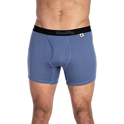Wicking Breathable Anti-Odor Woolly Clothing Men's Merino Wool Classic Boxer Ultralight 